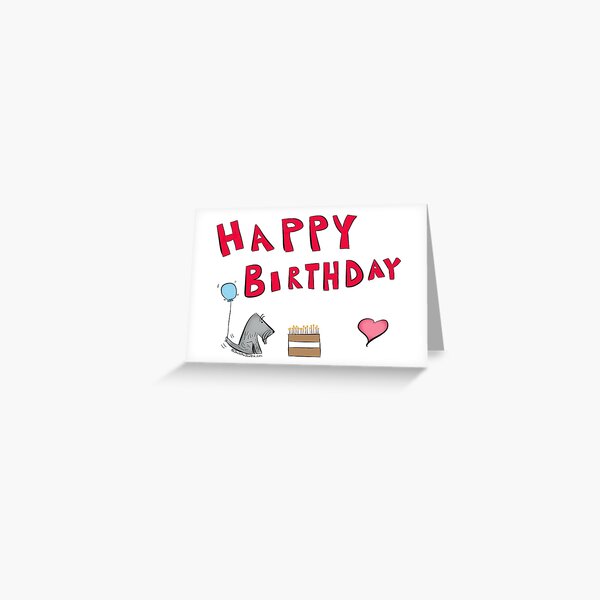 Jack - Happy Birthday - Cake Greeting Card