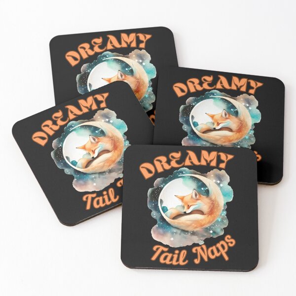 Item preview, Dreamy Tail Naps. fox portrait designed and sold by FoxVibes.