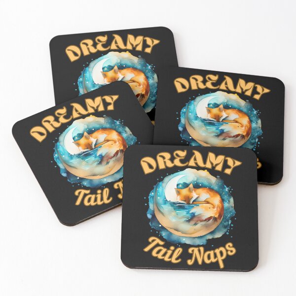 Item preview, Dreamy Tail Naps. fox saying designed and sold by FoxVibes.