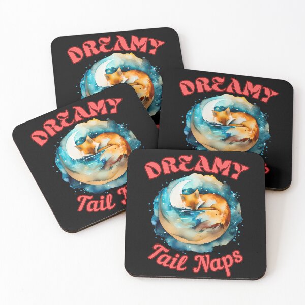 Item preview, Dreamy Tail Naps. retro fox designed and sold by FoxVibes.