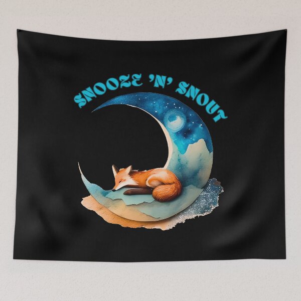 Item preview, Snooze 'n' Snout. fox face designed and sold by FoxVibes.