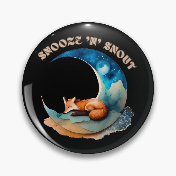 Item preview, Snooze 'n' Snout. cool fox designed and sold by FoxVibes.