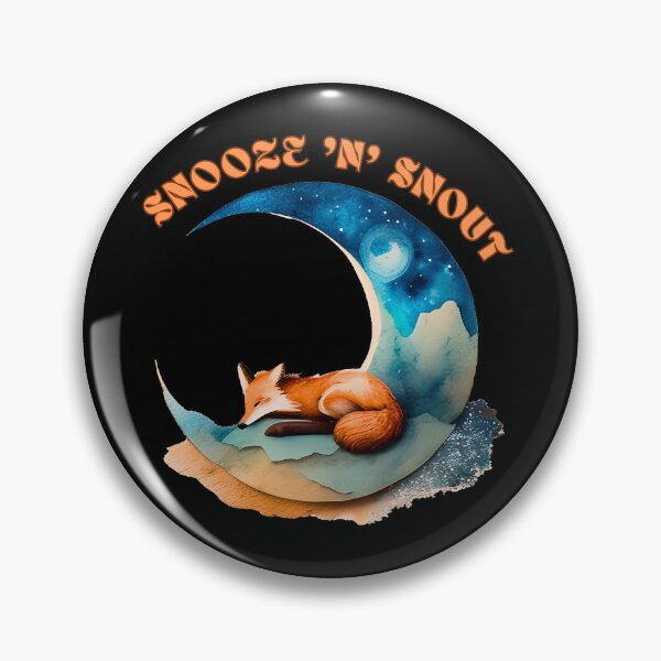 Item preview, Snooze 'n' Snout. fox portrait designed and sold by FoxVibes.