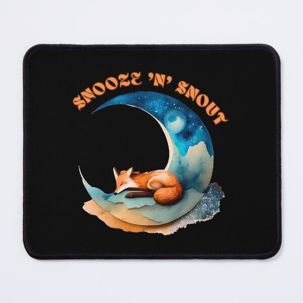 Item preview, Snooze 'n' Snout. fox portrait designed and sold by FoxVibes.