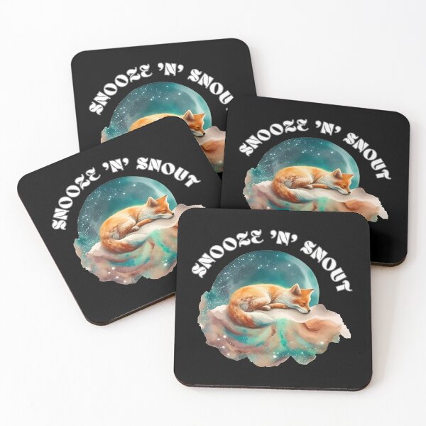 Item preview, Snooze 'n' Snout. fox quote designed and sold by FoxVibes.
