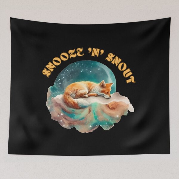 Item preview, Snooze 'n' Snout. fox saying designed and sold by FoxVibes.