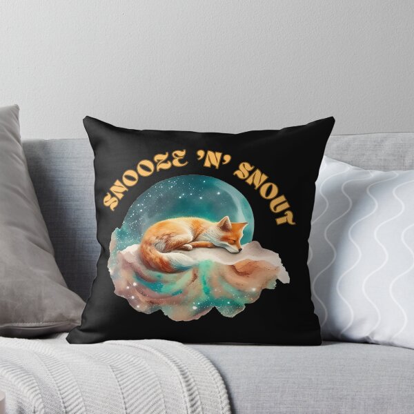 Item preview, Snooze 'n' Snout. fox saying designed and sold by FoxVibes.