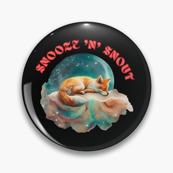 Item preview, Snooze 'n' Snout. retro fox designed and sold by FoxVibes.