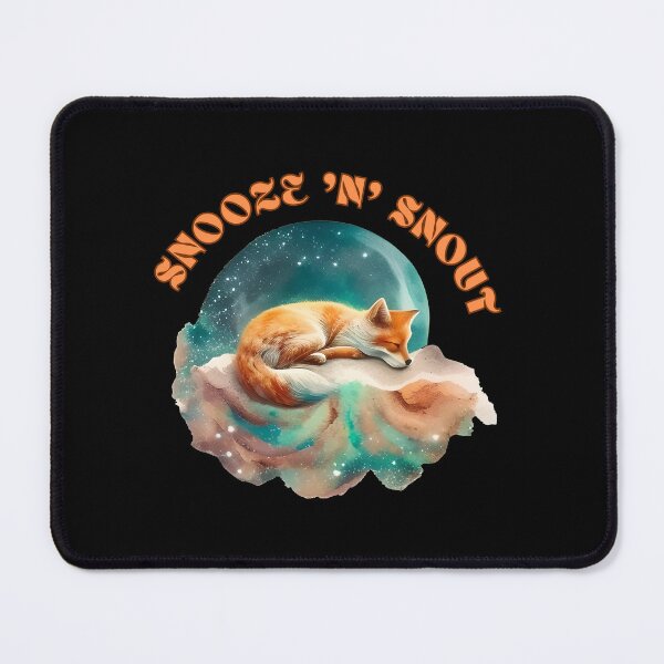 Item preview, Snooze 'n' Snout. fox watercolor designed and sold by FoxVibes.