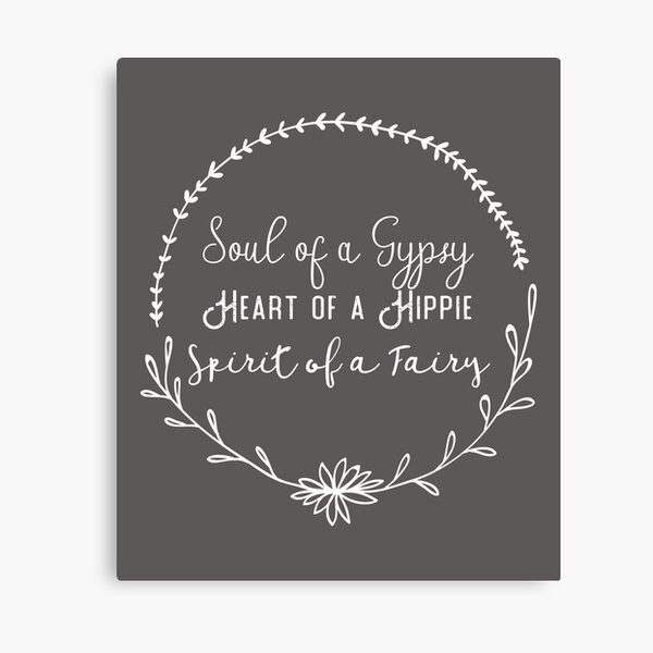 Gypsy Soul Hippie Heart Fairy Spirit By Jodie Quinn Redbubble