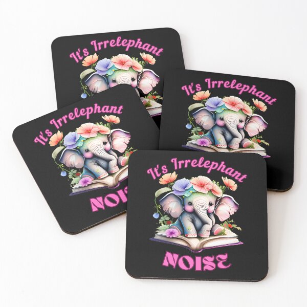 Item preview, It's Irrelephant Noise. elephant face designed and sold by ElephantVibes.