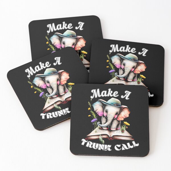Item preview, Make A Trunk Call designed and sold by ElephantVibes.