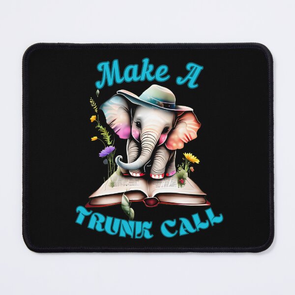 Item preview, Make A Trunk Call. colorful elephant designed and sold by ElephantVibes.