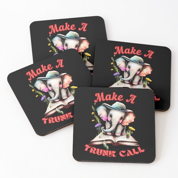Item preview, Make A Trunk Call. elephant head designed and sold by ElephantVibes.
