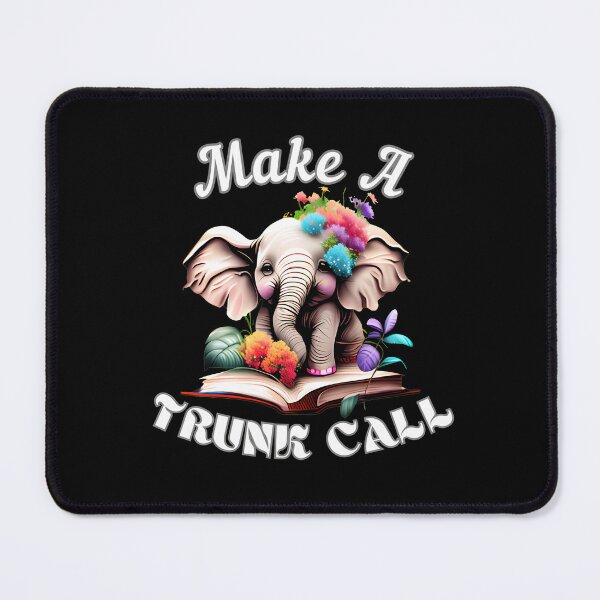 Item preview, Make A Trunk Call. watercolor elephant designed and sold by ElephantVibes.