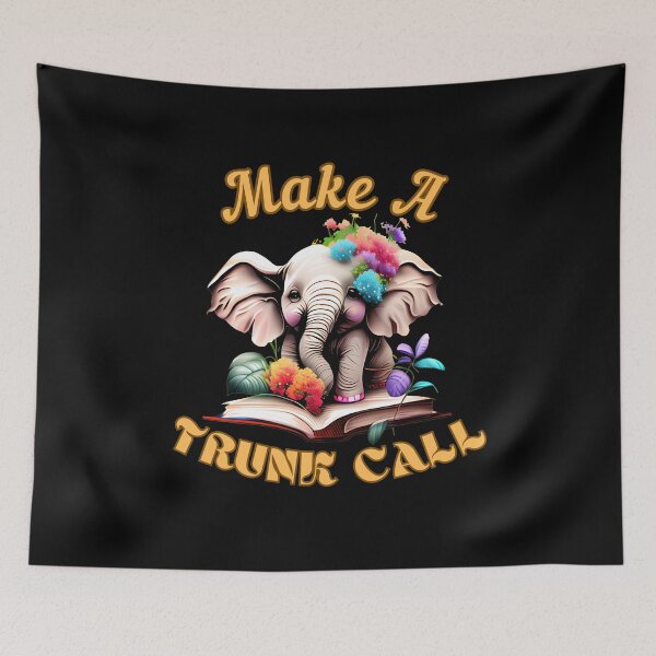 Item preview, Make A Trunk Call. adorable elephant designed and sold by ElephantVibes.