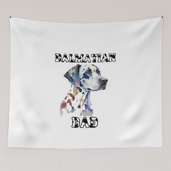 Item preview, Colorful Dalmatian Dad: Rainbow Portrait designed and sold by MillennialVibe.