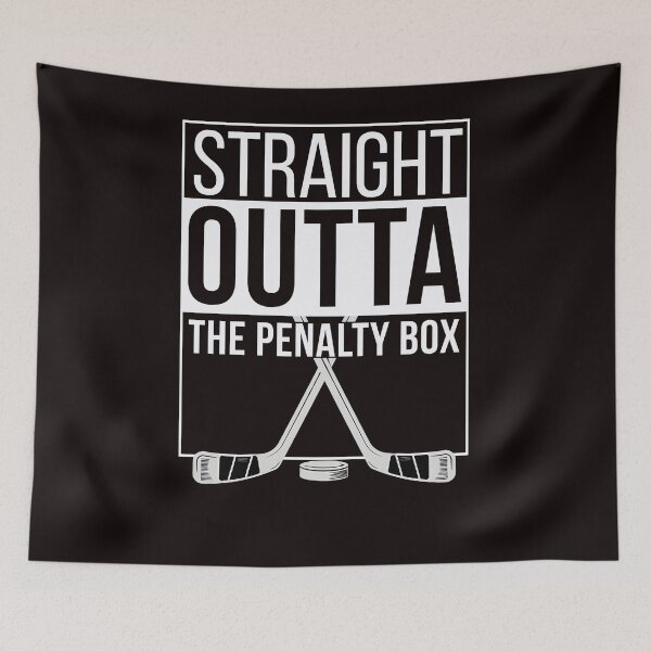Item preview, Funny ice hockey, Straight outta the penalty box designed and sold by Wow-arts.