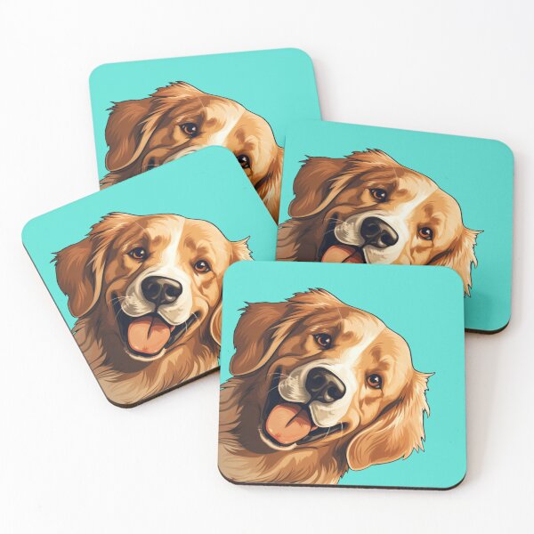 Item preview, Golden Retriever Corner Sticker designed and sold by ChrisM63.