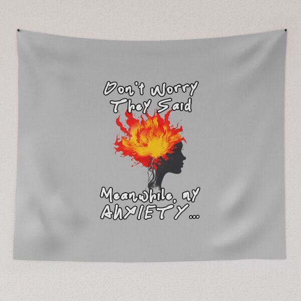 Item preview, Anxious Mind: Mental Health Awareness designed and sold by MillennialVibe.