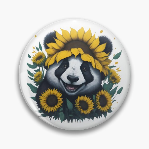 Item preview, Panda Sunflower Crown designed and sold by Designowner.