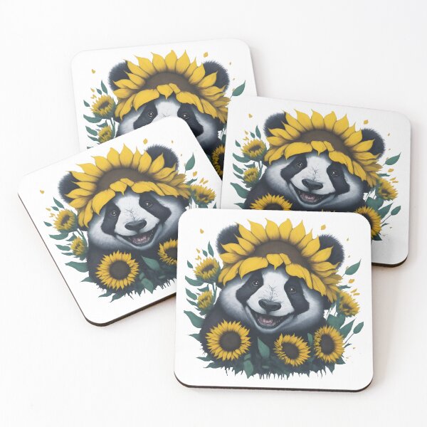 Item preview, Panda Sunflower Crown designed and sold by Designowner.