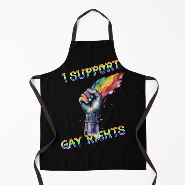 Item preview, I Support Gay Rights: Pride Fist and Pride Torch designed and sold by MillennialVibe.