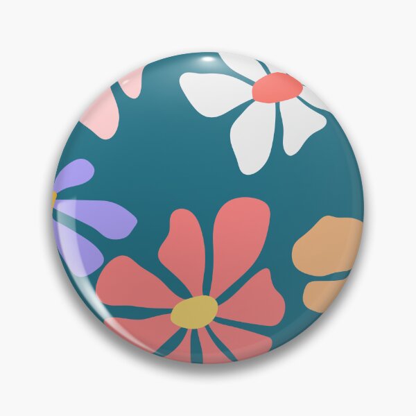 Item preview, Modern and colorful floral pattern designed and sold by AcuarelasCA.