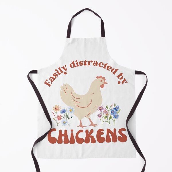 Item preview, Funny Chicken Quote and Flowers designed and sold by Bridget Swanson.