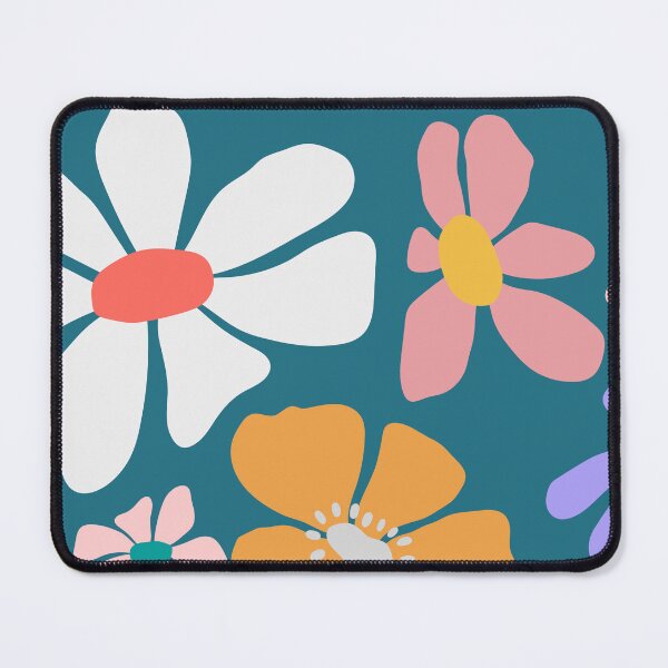 Item preview, Modern and colorful floral pattern designed and sold by AcuarelasCA.