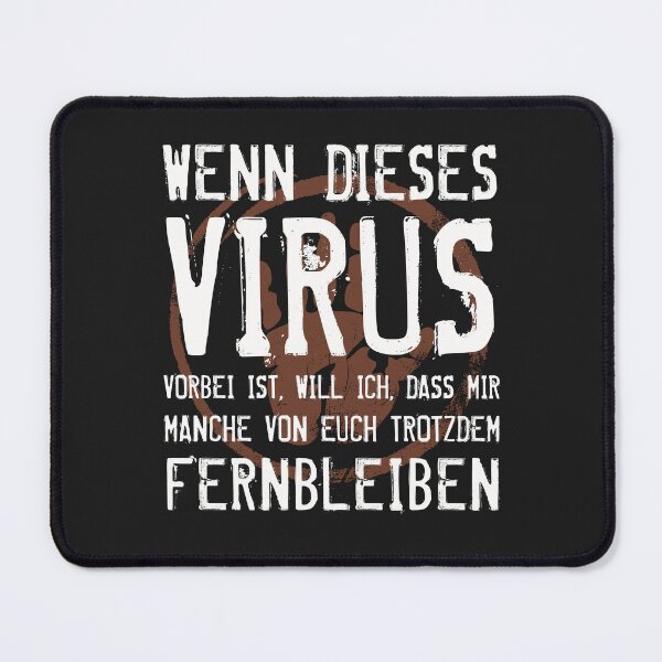 Item preview, "Wenn dieses Virus vorbei ist". Lustiger Spruch. Geschenkidee designed and sold by silentcolors.