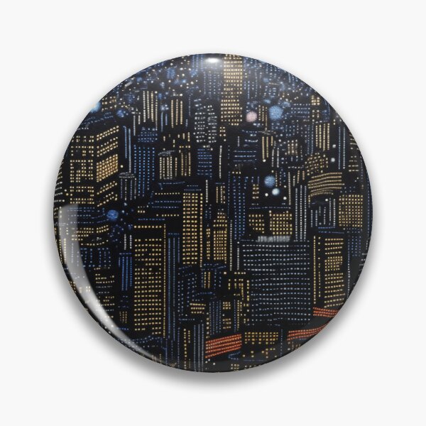 Item preview, Sashiko cityscape  designed and sold by jo3yk.