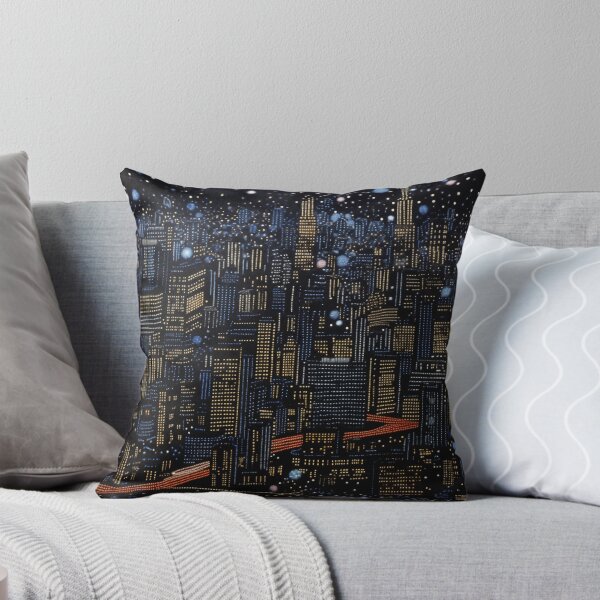 Item preview, Sashiko cityscape  designed and sold by jo3yk.