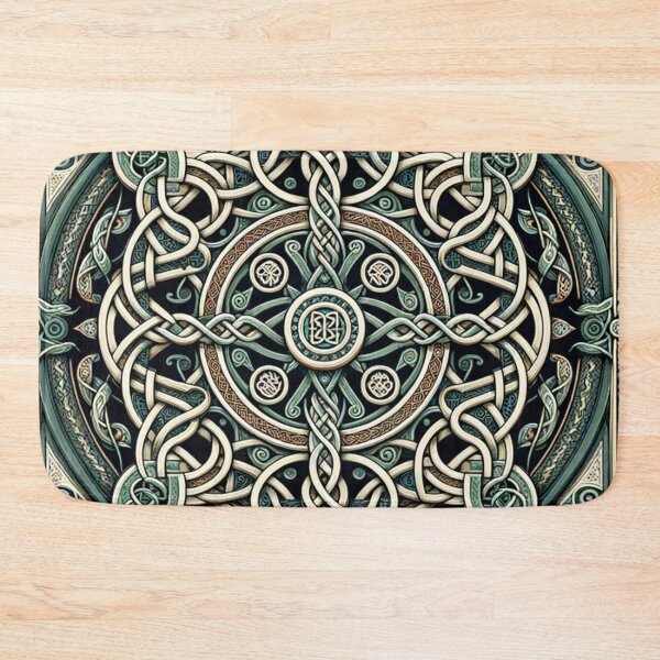 Item preview, Celtic Symbol Pattern Print designed and sold by PinUpPizzazz.
