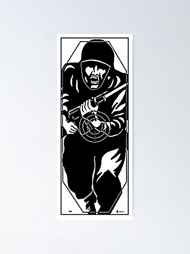 figure-11-shooting-target-bw-poster-for-sale-by-renagade4lyf