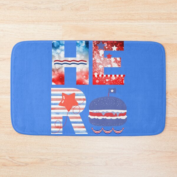 Item preview, hero, red, white and blue designed and sold by seahorse crossing.
