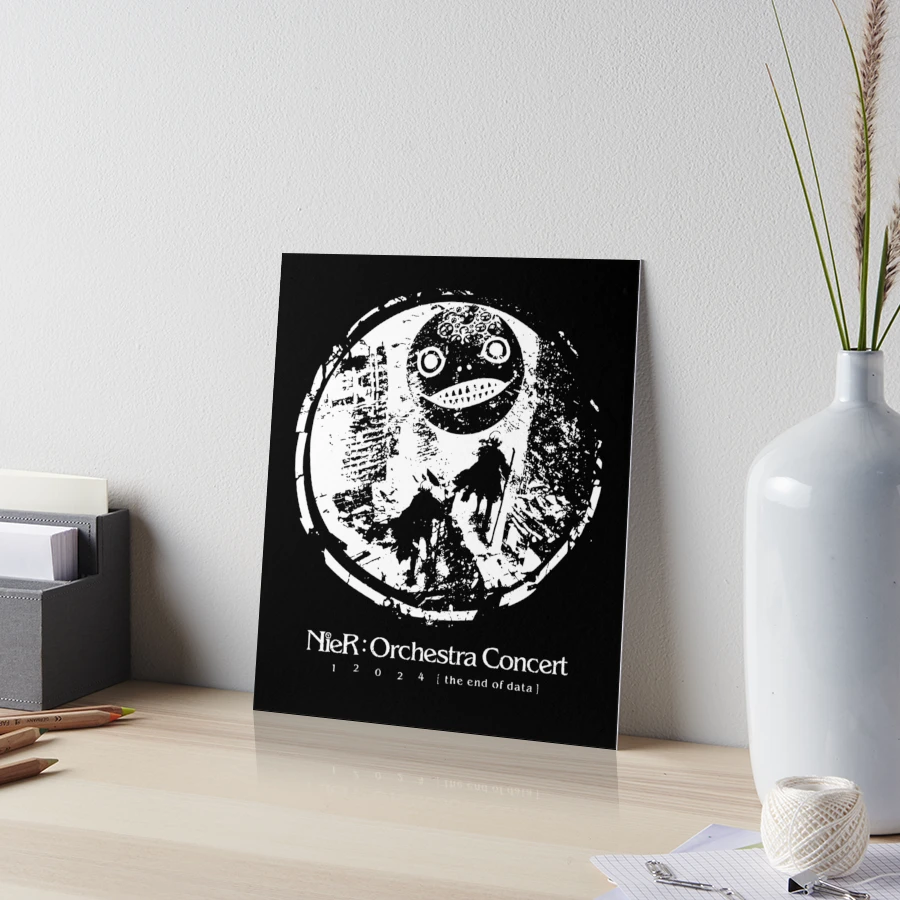 NieR Orchestra Concert design - Emil / Yoko Taro mask 2B & 9S