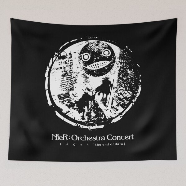 Item preview, NieR Orchestra Concert design - Emil / Yoko Taro mask 2B & 9S designed and sold by Japatonic Shop.