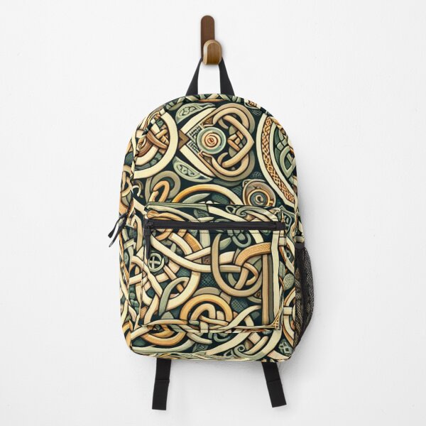 Item preview, Celtic Cross and Knot Pattern Print designed and sold by PinUpPizzazz.