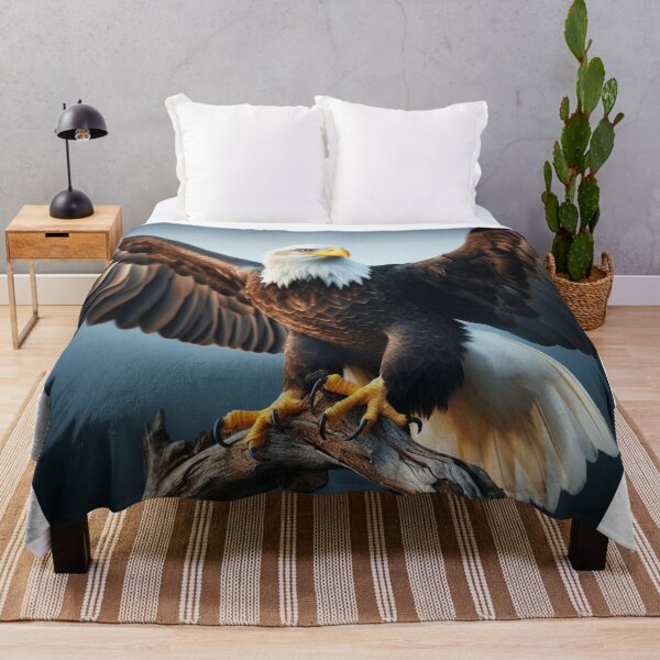 Item preview, Summit Sentinel - The Vigilant Stare of a Majestic Eagle designed and sold by ProgressMagnet.