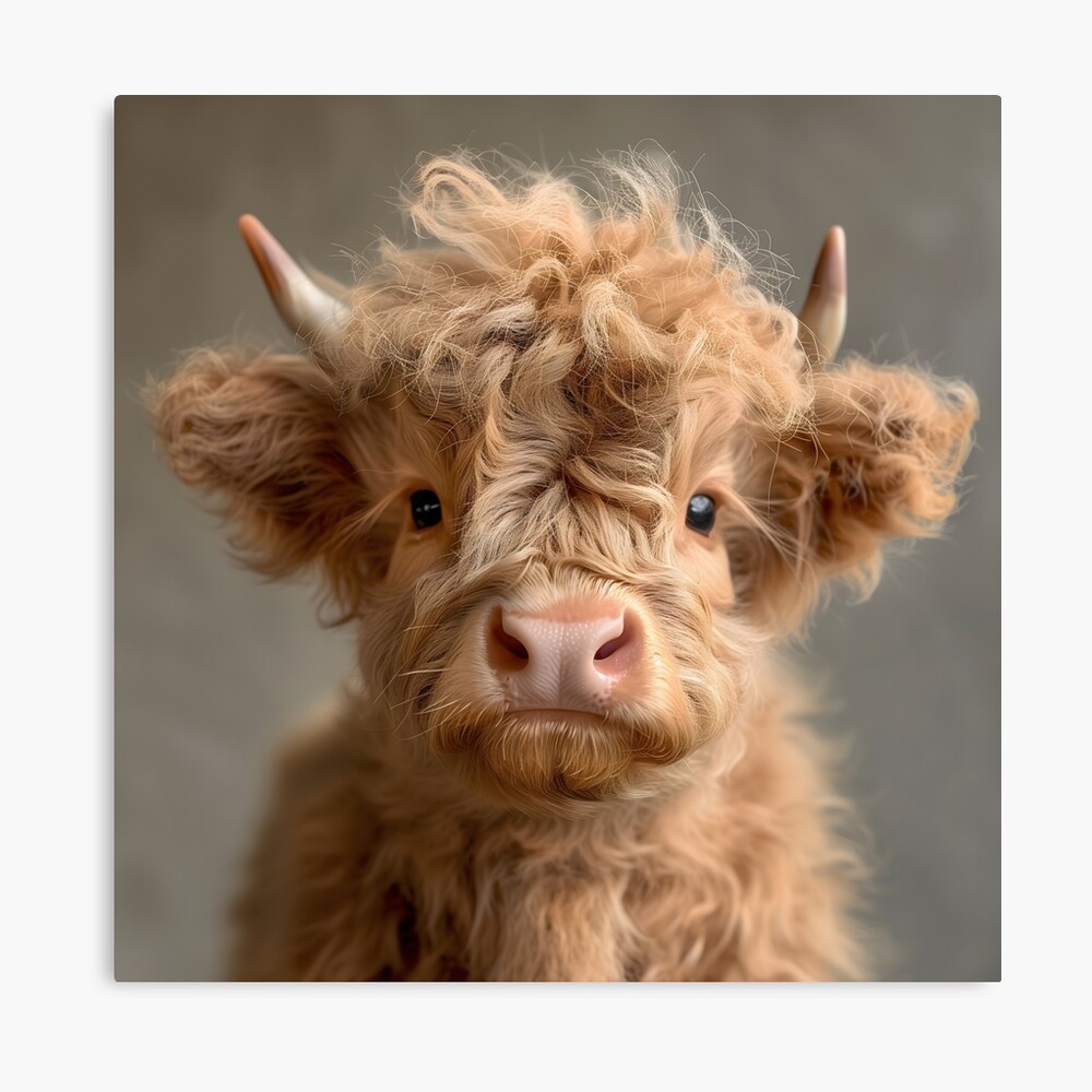 Highland mini cow - 1 Poster
