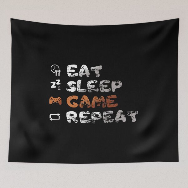 Item preview, Eat, sleep, game, repeat 2 designed and sold by GONZZA.