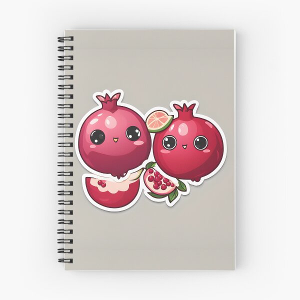 Item preview, kawaii Pomegranate fruit  designed and sold by krishnajit22.