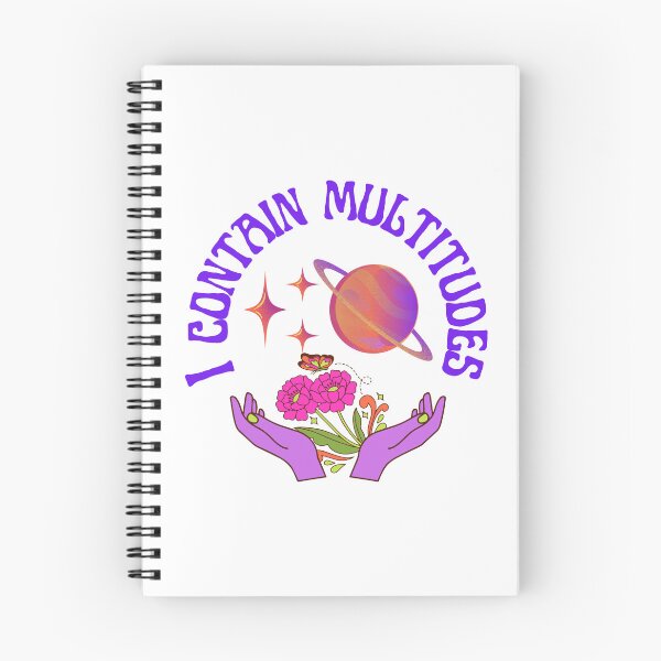 Item preview, I Contain Multitudes Walt Whitman Quote designed and sold by ModelOrganism.