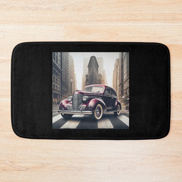 Item preview, Art Deco Red American Car in New York Street designed and sold by Michael van der Hoorn.