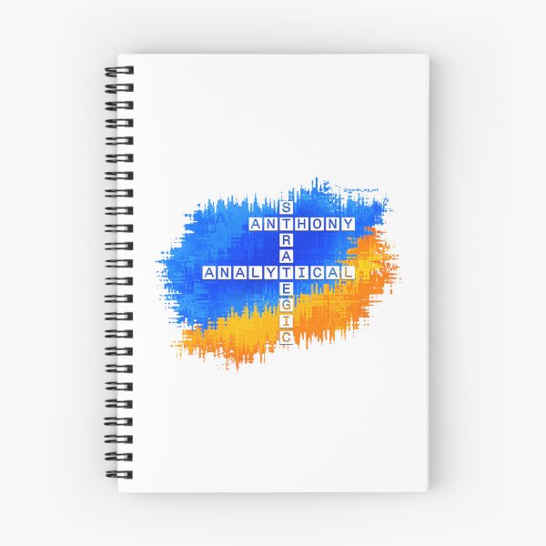 Item preview, Anthony, Analytical and strategic, crossword. designed and sold by words-my-art.