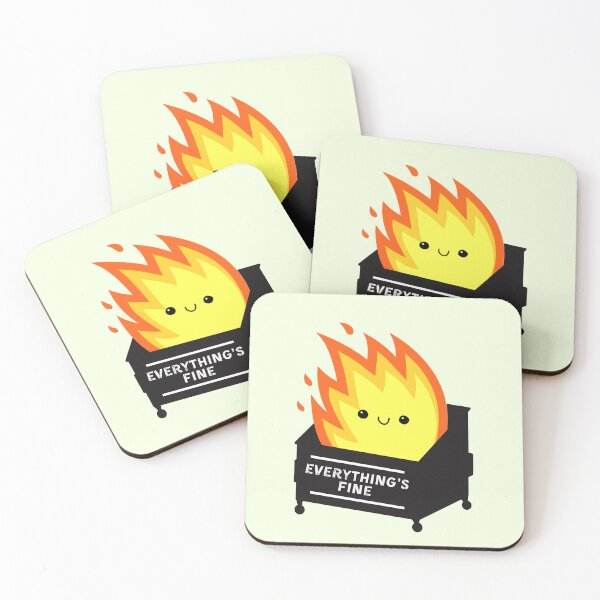 Item preview, Everything's fine designed and sold by PeachyLitchi.
