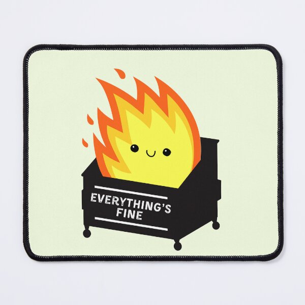 Item preview, Everything's fine designed and sold by PeachyLitchi.