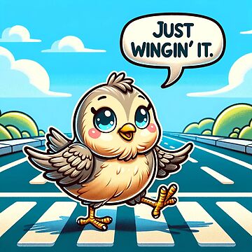 Artwork thumbnail, Just Winging It by Mugs and Shirts