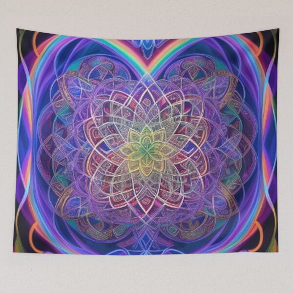 Item preview, Colorful Abstract Sacred Geometry designed and sold by TheDarkWardrobe.